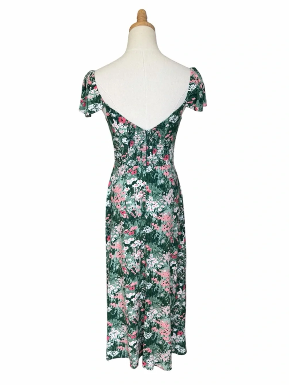 NEW Reformation Baxley Midi Dress in Bohemia Floral Sz 2 - Picture 6 of 13